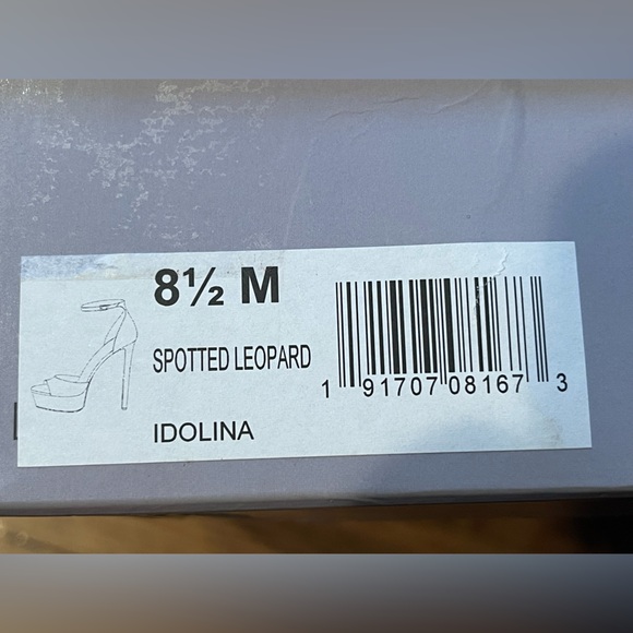 Jennifer Lopez JLO Women's High Heels Shoes Size 8.5 New With Box leopard print - Picture 7 of 14